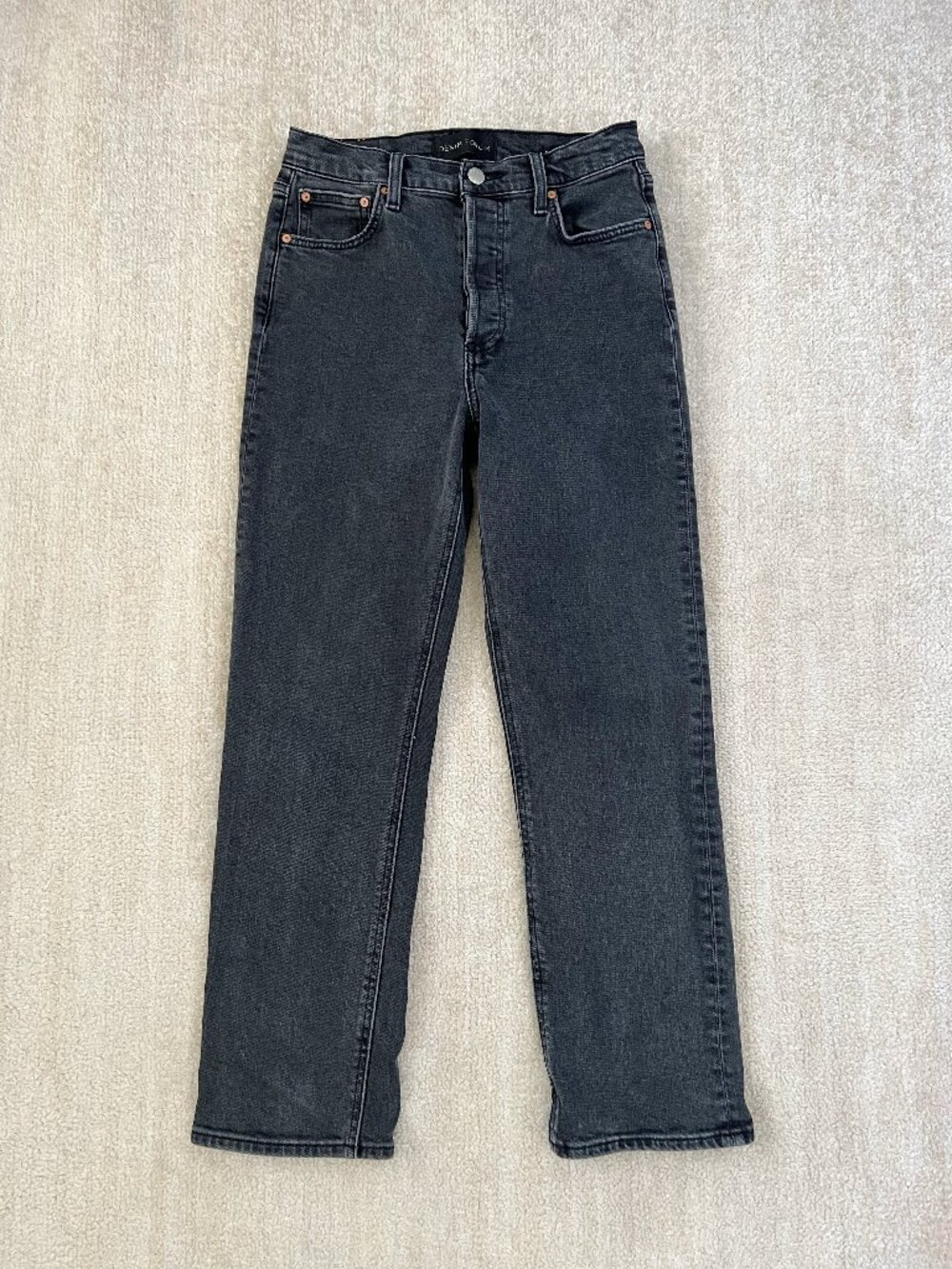 Aritzia Denim Forum Arlo High Rise Straight Leg Jeans 26